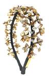 Buy_Born Flash_Gold Beads, Sequins Brookie Embellished Hairband _at_Aza_Fashions