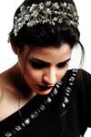 Buy_Born Flash_Silver Crystals, Beads, Pearls Zhuri Embellished Hairband _at_Aza_Fashions