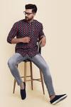Buy_Missprint_Black Cotton Paisley Block Print Shirt_Online_at_Aza_Fashions