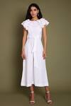 Buy_Daisydays.CO._White Modal Cotton Boat Semikraska Calf Length Jumpsuit _at_Aza_Fashions