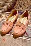 Buy_Tiesta_Pink Anna Ballerina Suede Flats _at_Aza_Fashions