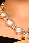 Buy_Minaki_Gold Plated Zari, Crystals Kundan Necklace Set _Online_at_Aza_Fashions