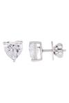 Shop_Solasta Jewellery_Silver Plated Swarovski Zirconia Heart Solitaire Stud Earrings _at_Aza_Fashions