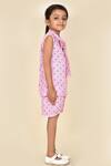 Pankhuri by Priyanka_Pink Printed Top And Shorts Set For Girls_Online_at_Aza_Fashions