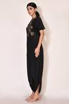 Buy_Arihant Rai Sinha_Black Crepe Floral Embroidered Jumpsuit_Online_at_Aza_Fashions