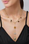 Zariin_Multi Stone Healing Necklace_Online_at_Aza_Fashions