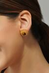 Buy_Zariin_Replaceable Multi Stone Healing Ear Studs Earrings_at_Aza_Fashions