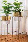 Buy_Mason Home_Gold Madison Planters Set Of 2_at_Aza_Fashions