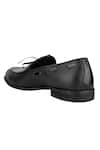 Buy_SKO_Black Leather Bow Top Loafers  _Online_at_Aza_Fashions