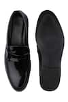 Sko_Black Patent Leather Loafers  _Online_at_Aza_Fashions