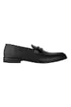 Shop_Sko_Black Patent Leather Loafers  _Online_at_Aza_Fashions