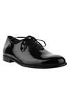 Buy_Sko_Black Leather Shoes  _at_Aza_Fashions