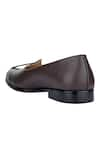 Shop_Sko_Brown Leather Mojaris  _Online_at_Aza_Fashions