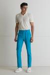 Artless_Blue Cotton Twill Sing Me Trouser _Online_at_Aza_Fashions