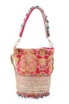 Shop_Aloha by PS_Rosy Embroidered Potli Bag_Online_at_Aza_Fashions