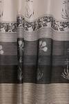 Shop_Inheritance India_Black Cotton Print Chanderi Curtains Set Of 2 _at_Aza_Fashions