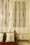 Inheritance India_Multi Color Cotton Print Hand Block Chanderi Curtains Set Of 2 _Online_at_Aza_Fashions