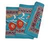 Buy_Cocobee_Blue Block Print Hand Cotton Runner_at_Aza_Fashions