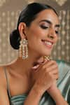 Shop_Paisley Pop_Gold Plated Kundan Dangler Earrings _Online_at_Aza_Fashions