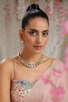Shop_Paisley Pop_Gold Plated Diamonds Kundan Necklace Jewellery Set _Online_at_Aza_Fashions