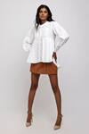 Buy_Daisydays.CO._White Sunon Cotton Tent Shirt_at_Aza_Fashions