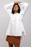 Daisydays.CO._White Sunon Cotton Tent Shirt_Online_at_Aza_Fashions