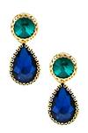 Buy_Curio Cottage_Blue Stones Drop Earrings_at_Aza_Fashions