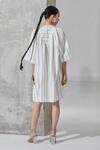 Shop_The Summer House_White Bianca Linen Striped Dress_at_Aza_Fashions