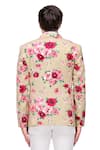 Shop_A!A By Abrar Ali_Beige Cotton Printed Floral Jacket  _at_Aza_Fashions