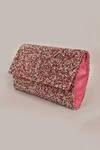Alor Bags Pink Pearls, Crystals Princess Envelope Clutch Online at Aza Fashions Alor Bags_Pink Pearls, Crystals Princess Envelope Clutch _Online_at_Aza_Fashions