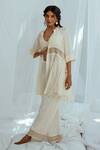 Buy_Latha Puttanna_White Vitikha Handwoven Cotton Pant_Online_at_Aza_Fashions