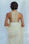 Shop_Latha Puttanna_White Bairavi Silk Organza Saree_Online_at_Aza_Fashions