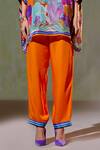 Rajdeep Ranawat_Multi Color Chanel Silk Printed Tunic And Pant Set_at_Aza_Fashions