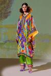 Rajdeep Ranawat_Multi Color Olivia Silk Kaftan Tunic_Online_at_Aza_Fashions