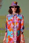 Rajdeep Ranawat_Multi Color Kamara Silk Shirt Tunic_at_Aza_Fashions