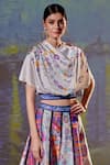 Shop_Rajdeep Ranawat_White Dupion Leela Printed Skirt And Crop Top Set_Online_at_Aza_Fashions