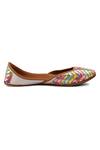 Shop_Jutti Express_Multi Color Embroidered Multicolored Sequin Juttis _Online_at_Aza_Fashions