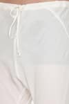 Mayank Modi - Men_White Silk Cotton Slub Embroidered Floral Full Sleeve Kurta Set_at_Aza_Fashions