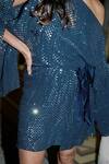 Buy_Kangana Trehan_Blue Georgette Sequin Embellished Wrap Dress_Online_at_Aza_Fashions