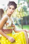 Buy_Aaryaa By Kashveen Kohli_Green Skirt Linen And Blouse Satin Beads & Cutdana, Draped & Set _Online_at_Aza_Fashions