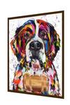 Buy_The Art House_Multi Color Canvas Digital Print Abstract Dog Painting_Online_at_Aza_Fashions