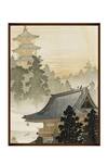 Shop_The Art House_Vintage Japanese Print Canvas Painting_at_Aza_Fashions