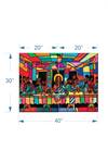 The Art House_Multi Color Canvas Digital Print The Last Supper Abstract Painting Set Of 2 _Online_at_Aza_Fashions