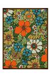 Shop_The Art House_Multi Color Canvas Digital Print Floral Painting_at_Aza_Fashions