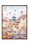 Shop_The Art House_Multi Color Canvas Digital Print Cappadocia Painting _at_Aza_Fashions