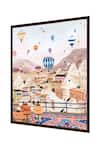 Buy_The Art House_Multi Color Canvas Digital Print Cappadocia Painting _Online_at_Aza_Fashions