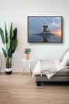 Buy_The Art House_Multi Color Canvas Digital Print Elephant And Dog Painting_at_Aza_Fashions