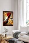 Buy_The Art House_Multi Color Canvas Digital Print Wine Glass Abstract Painting _at_Aza_Fashions