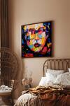 Buy_The Art House_Multi Color Canvas Digital Print Face Abstract Painting_at_Aza_Fashions