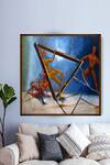 Buy_The Art House_Multi Color Canvas Digital Print Abstract Painting_at_Aza_Fashions